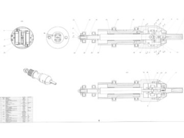 Plan d'ensemble mécanique en format A0| Etude de plans complexes